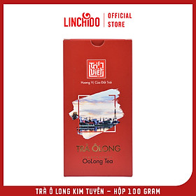 Trà Oolong (Ô long) Kim Tuyên Hộp Giấy 100g - Trà Ô long Trí Việt