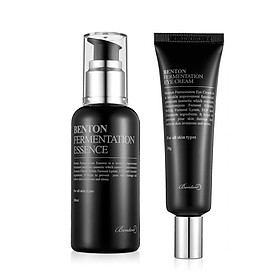 Combo dưỡng da chống lão hóa Benton Fermentation (Tinh chất Fermentation Essence 100ml và Kem dưỡng da vùng mắt Fermentation Eye Cream 30g)