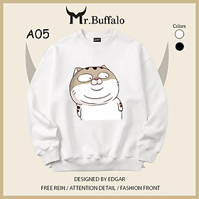 Áo Sweater Mèo Ami cute lạc lối Mr.buffalo - A05