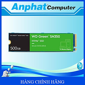 Mua Ổ cứng SSD WD Green SN350 500GB M.2 2280 PCIE NVME 3X4 ( WDS500G2G0C ) - Hàng Chính Hãng