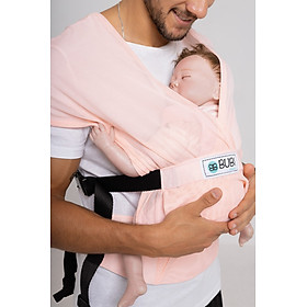 Địu vải BUBI Gen 3 - LƯỚI THOÁNG KHÍ - HỒNG PASTEL