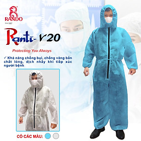Mua Quần áo bảo hộ y tế phòng sạch   phòng dịch  dùng 1  2 lần chính hãng Rando