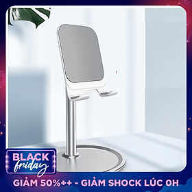 Giá Đỡ Điện Thoại, Máy Tính Bảng Hai Chân Chất Liệu Nhôm Kim Loại Có Thể Điều Chỉnh Chiều Cao