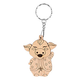 Móc Khóa Gỗ 12 Con Giáp