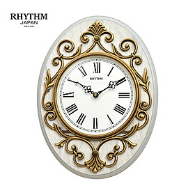 Đồng hồ treo tường Nhật Bản RHYTHM CMG775NR18, Kt 28.8 x 38.9 x 3.8cm, 1.34kg, Vỏ Polyresine