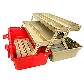 Mua Thùng đựng đồ nghề - Hộp đựng đồ nghề 2 tầng nhiều ngăn K0004 (Cỡ trung)