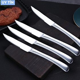 Mua Combo dao bàn ăn beefsteak  HÀN QUỐC inox cao cấp dài 24CM TAY CẦM DÀY 2CM X 1CM TL 124g