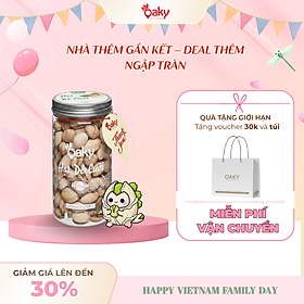 Hạt Hỗn Hợp Oaky 500g (Size Lớn) - Nhập Khẩu Mỹ & Úc, Ăn Vặt Healthy, Giàu Dinh Dưỡng