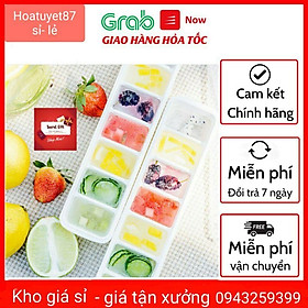 Mua Combo 2 Khay Trữ Đông Đồ Ăn Dặm Cho Bé - Khay Đá Có Nắp Song Long