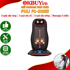 Ghế (đệm) massage ô tô hồng ngoại Puli PL-802