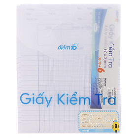 Giấy Kiểm Tra Thiên Long TP-GKT07 4 Ô Ly Vuông 2X2