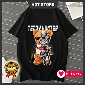 ÁO THUN unisex nam nữ TEDDY HUNTER FORM RỘNG cực chất độc đẹp giá rẻ