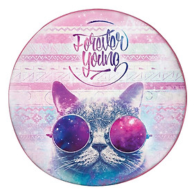 Gối tròn Mèo Đeo Kính - GOAA001