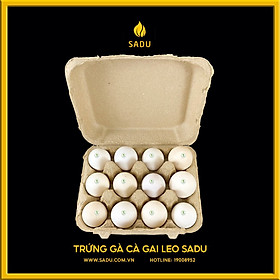 [Hoả Tốc] Trứng gà thảo dược cà gai leo SADU thơm ngon, bổ dưỡng (Combo 3 tặng 1 )