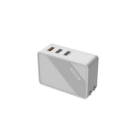 Cóc sạc Remax WK WP-U22 Cheetah 3 cổng USB hỗ trợ sạc nhanh QC 3.0 - Hàng nhập khẩu