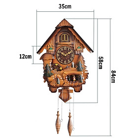 Đồng hồ treo tường chim cúc cu phong cách tân cổ điển DHCTT07