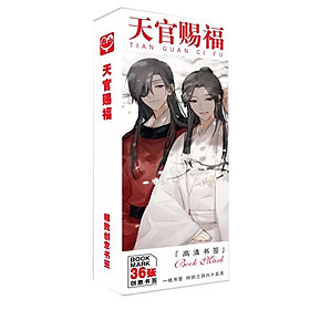 Hộp ảnh Bookmark thiên quan tứ phúc 36 tấm