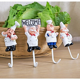 Mua Bộ 4 Móc dán treo tường ông già đầu bếp vui vẻ