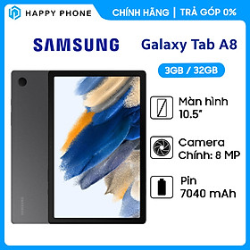 Máy tính bảng Samsung Galaxy Tab A8 (3GB/32GB) - Hàng chính hãng - Đã kích hoạt bảo hành điện tử