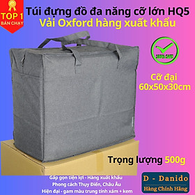 Túi đựng đồ đa năng cỡ lớn HQ5 chất liệu vải Oxford đựng chăn màn quần áo Hàng chính hãng xuất khẩu