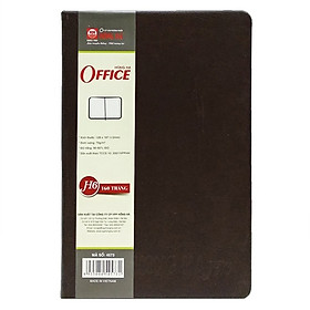 Sổ Hồng Hà Office H6 4573 - 160 Trang - 12.8x19.7 cm - Mẫu 1 - Màu Nâu