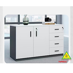Mua Tủ hồ sơ văn phòng  tủ tài liệu thấp gỗ MDF TVP401A - NỘI THẤT LẮP RÁP VIENDONGADV