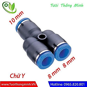 Mua Cút chữ Y nối ống 10 ra 8mm