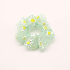 Dây Buộc Tóc Scrunchies Hoa Cúc