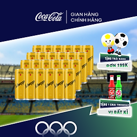 Lốc 24 lon Nước giải khát Schweppes Nước Tonic 320ml/Lon Sale 25.07 Coca-Cola Official Store