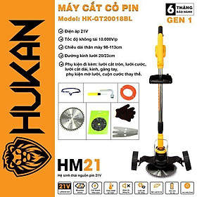 MÁY CẮT CÓ  PIN HK-GT20018BL HUKAN (2 PIN + 1 SẠC ) - HÀNG CHÍNH HÃNG