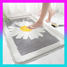 Mua Thảm chùi chân  thảm nhà tắm CAO CẤP họa tiết cánh hoa dễ trang trí. Thảm chùi chân chung cư căn hộ phù hợp đặt mọi nơi trong nhàT002