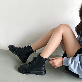 Giày bốt cao cổ Ulzzang Quảng Châu GBC1