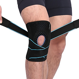 Hình ảnh Đai bảo vệ đầu gối thiết kế lò xo trợ lực khớp gối Sport Knee Pad AOLIKES YE-7908