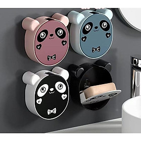 Hộp Đựng Xà Phòng Hình Gấu Dán Tường Tiện Lợi