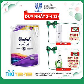 Nước Giặt Chống Lão Hóa Comfort Hương Thời Thượng Túi 3,1kg