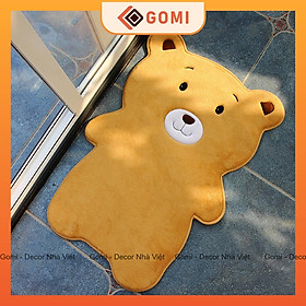 Mua Thảm Lau Chân Chùi Chân Hình Gấu 55x78cm Trang Trí Phòng Khách  Phòng Ngủ  Decor Nhà