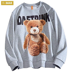 Áo Thun Sweater In Hình Gấu Bông