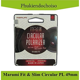 Filter Kính lọc Marumi Fit & Slim Circular PL 49mm - Hàng Chính Hãng