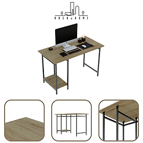 Mua Bàn làm việc Bàn học ARCH & HOME Gỗ công nghiệp cao cấp Chân sắt D120xR60xC75cm - Nội thất phòng làm việc  văn phòng (DESK 16)
