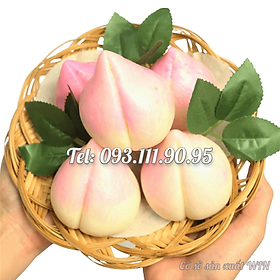Mua Khuôn silicon làm bánh  rau câu  bánh bao  bánh trôi nước Trái đào tiên - Mã số 1187