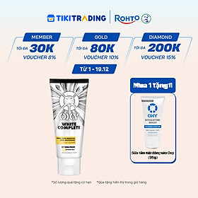 Kem Rửa Mặt Tút Sáng Từ Đất Sét Trắng Oxy White Complete (100g)