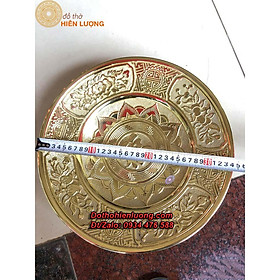 Mua Mâm Bồng Chữ Phúc Bằng Đồng Vàng - Màu Vàng Bóng