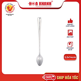 Bộ 5 Muỗng đá chanh / Cà phê đá nhọn Inox Anphacook - G12-MDCN