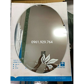 Mua GƯƠNG OVAL HOA VĂN KT R45 x C60cm
