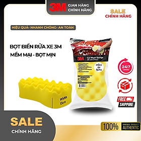 Miếng mút rửa xe bọt biển tạo bọt, siêu mịn 3M