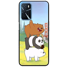 Ốp lưng dành cho Oppo A16 mẫu Bộ Ba Chú Gấu