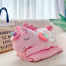 Gối Mền Kỳ Lân Unicorn Cao Cấp 3 Trong 1 SOCute