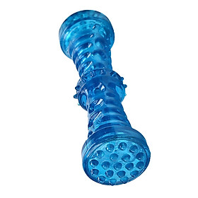 Dog Chew Toys Squeaky Small Medium Large Animals Blue 18x5cm