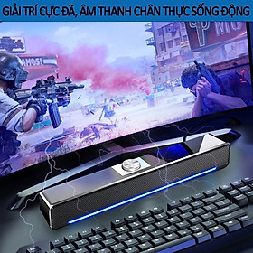 Mua Loa Vi Tính V196 Bản Nâng Cấp - Bass Êm  Âm Thanh Siêu Trầm - Công Suất 6W - Hàng Chính Hãng