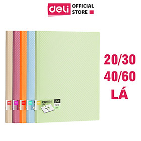 File Lá Đựng Tài Liệu A4 / Túi Tài Liệu Lá A4 20/30/40/60 Lá Deli - Lưu Trữ Tài Liệu Chứng Từ Hồ Sơ Phù Hợp Học Sinh Văn Phòng